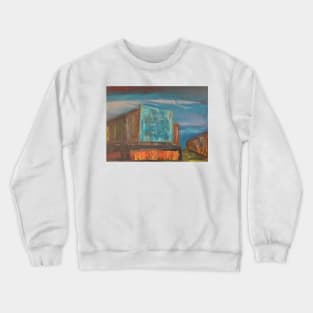 Hull Three Ships Mural Crewneck Sweatshirt